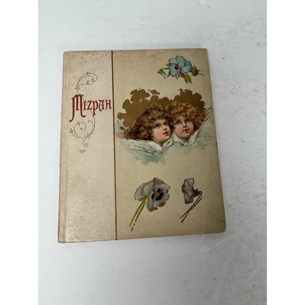 Mizpah Antique Angel Gift Book HC Holiday‎ Publishing Co NY Victorian Religious